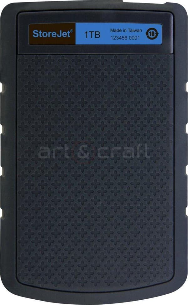 Transcend StoreJet 25H3 Rugged - Ekstern harddisk - 1TB