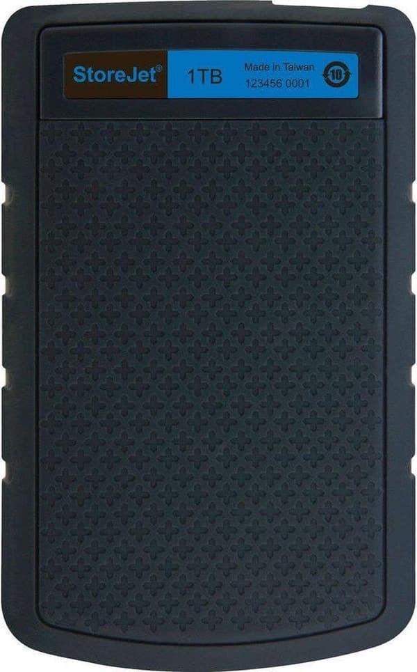 Transcend StoreJet 25H3 Rugged - Ekstern harddisk - 1TB
