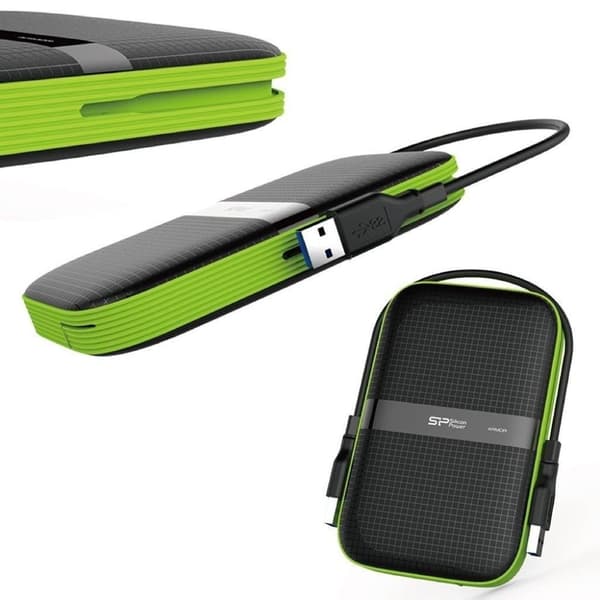 Silicon Power ArmorA60 - Ekstern harddisk - 4 TB - Sort