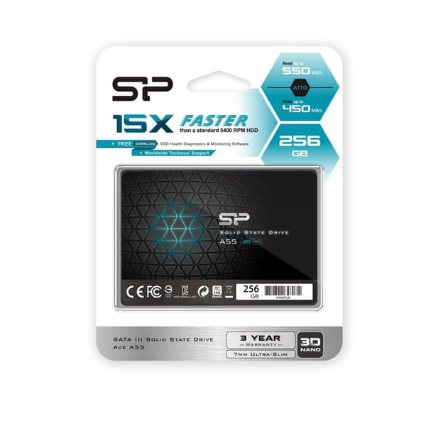 Harddisk Silicon Power SP256GBSS3A55S25 256GB SSD 2.5 SATA III