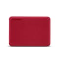 Miniatyrbild 1 av 4: Toshiba Canvio Advance - Hard drive - 4 TB - external (portable) - 2.5" (6.4 cm) - USB 3.2 Gen 1 - red