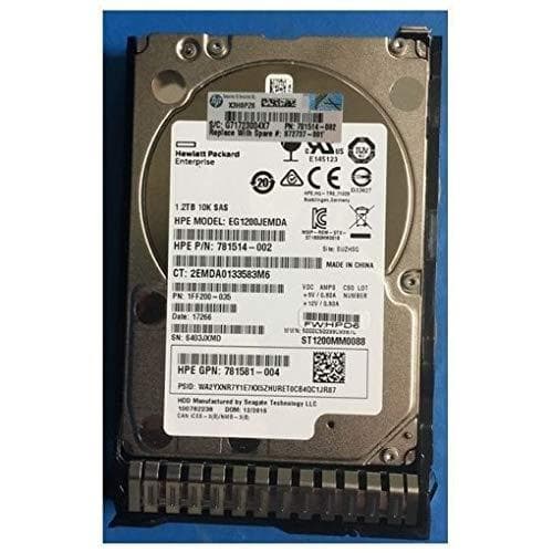 HPE - Harddisk - 1,2 TB - hot-swap - 2,5" SFF (6,4 cm SFF) - SAS 12Gb/s - 10000 rpm - med HP SmartDrive-holder