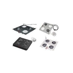 Digitus DN-19 FAN-4-BN - Racktag med 4 ventilatorer og termostat - Sort, RAL 9005 - 48,3 cm (19") (DN-19 FAN-4-BN)