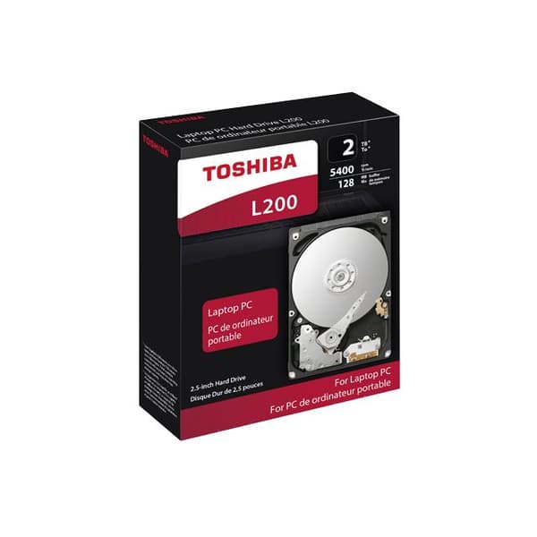 Toshiba L200 Laptop PC - Hard drive - 2 TB - internal - 2.5" (6.4 cm) - SATA 6Gb/s - 5400 rpm - Buffer: 128 MB