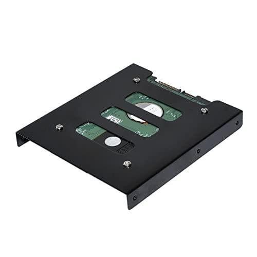 Asennuskehys ultron sisäinen 1x2,5" SSD/HDD metallimusta (377213)