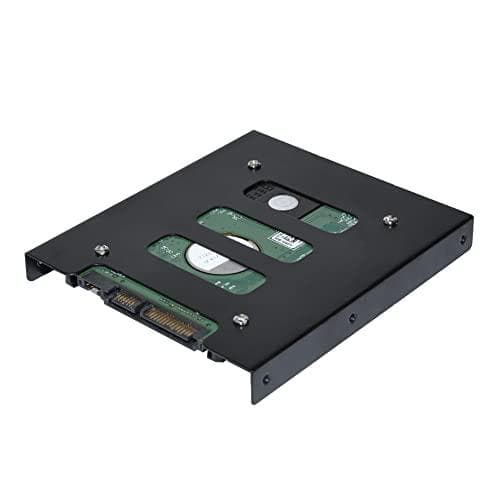 Asennuskehys ultron sisäinen 1x2,5" SSD/HDD metallimusta (377213)