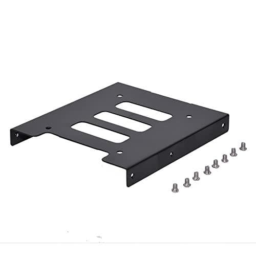 Asennuskehys ultron sisäinen 1x2,5" SSD/HDD metallimusta (377213)
