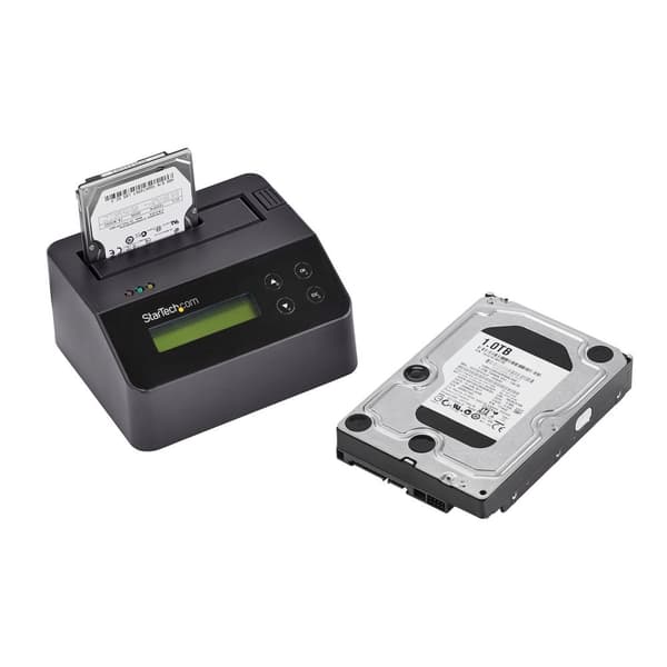 StarTech.com Hard Drive Eraser - for 2.5" / 3.5" SATA SSD Drive - USB 3.0 - 4Kn Support - Hard Drive Dock - Hard Drive Eraser - 2.5" / 3.5" - SATA 6Gb
