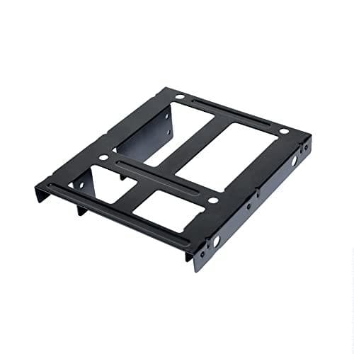 Installationsramme ultron intern 2x2,5" SSD/HDD metal sort (377215)