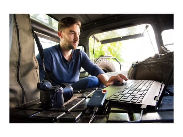 SanDisk Extreme Portable V2 – 2TB SSD – Svart