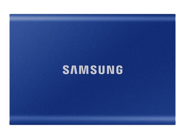 Samsung Portable T7 2TB SSD Hårddisk – MU-PC2T0H – Blå Metallic