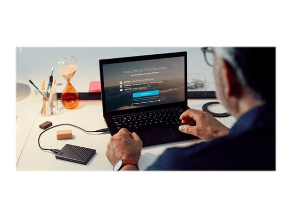 WD My Passport 5TB Hårddisk USB 3.2 G1 – Svart