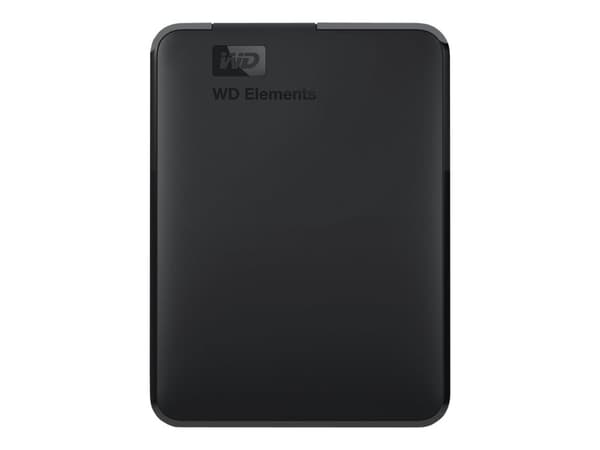 WD Elements Portable Extern 5TB Hårddisk – USB 3.0 – Svart