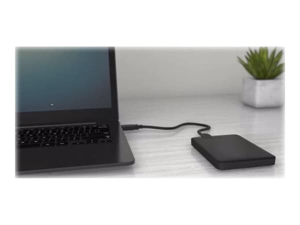 WD Elements Portable Extern 5TB Hårddisk – USB 3.0 – Svart