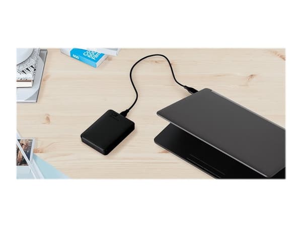 WD Elements Portable Extern 5TB Hårddisk – USB 3.0 – Svart