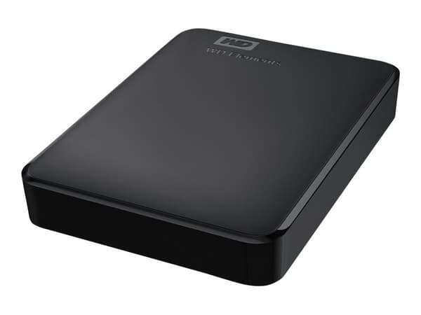 WD Elements Portable Extern 5TB Hårddisk – USB 3.0 – Svart