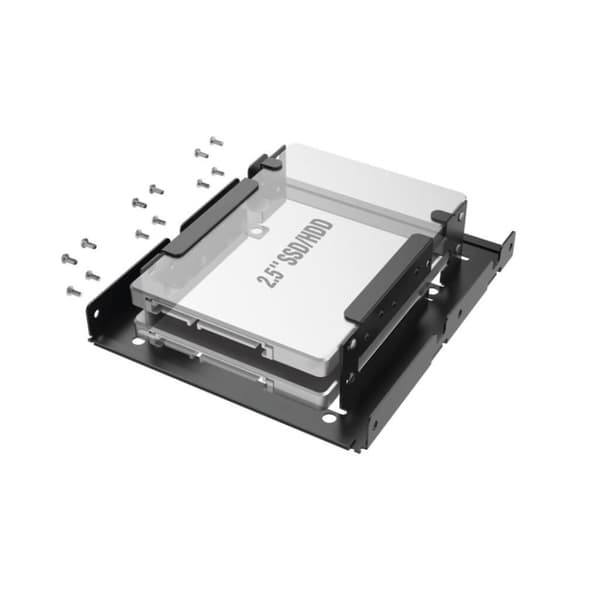 Hama installationsramme til 2x 2.5 SSD og HDD-harddiske i 3.5 slot