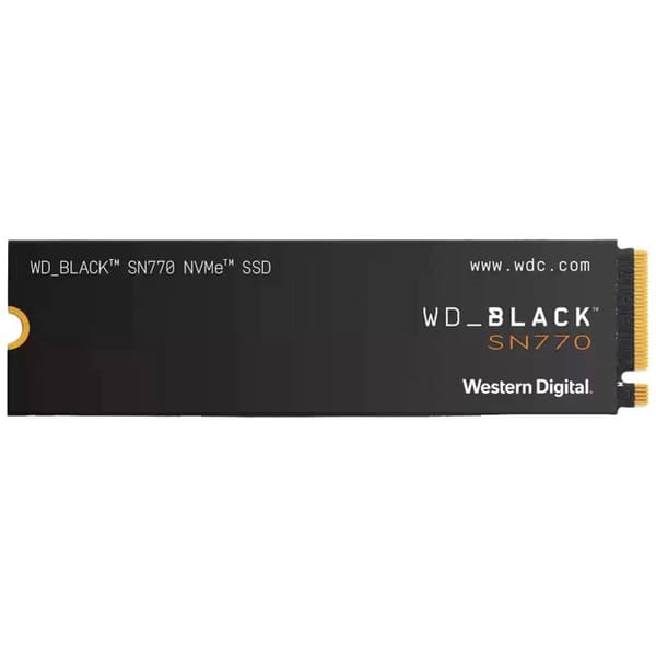 Western Digital Black™ SN770 1 TB Intern NVMe/PCIe M.2 SSD M.2 NVMe PCIe 4.0 x4 Box WDS100T3X0E