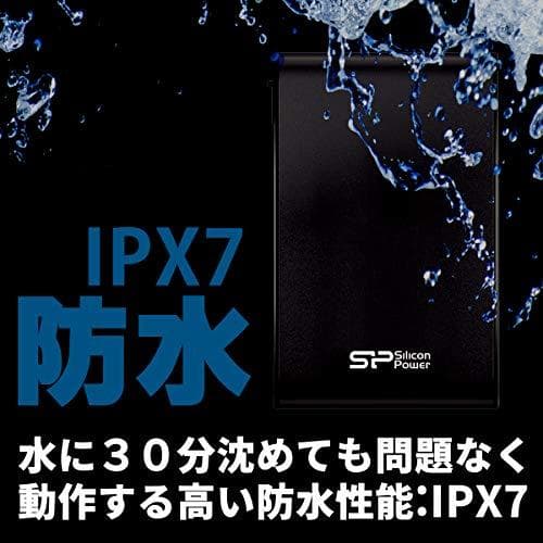 Silicon Power Armor A80 ekstern harddisk 1000 GB Sort