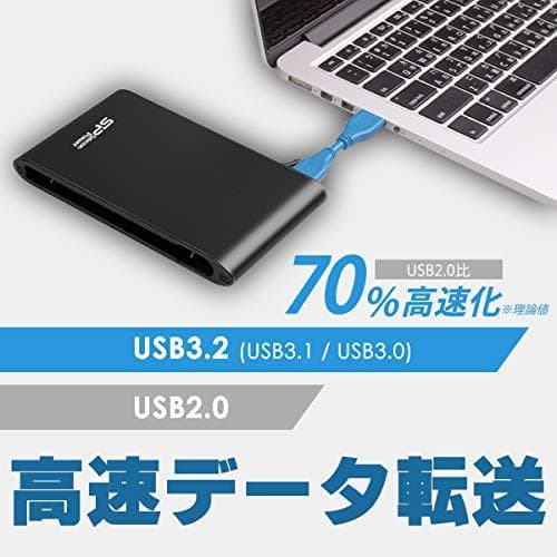 Silicon Power Armor A80 ekstern harddisk 1000 GB Sort