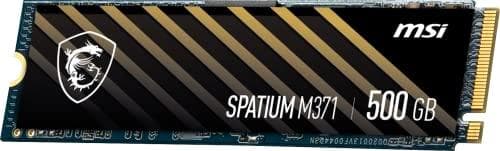 MSI SPATIUM M371 NVME M.2 intern SSD-disk 500 GB PCI Express 3.0