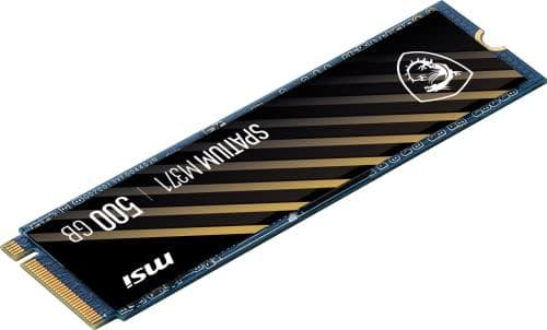 MSI SPATIUM M371 NVME M.2 intern SSD-disk 500 GB PCI Express 3.0