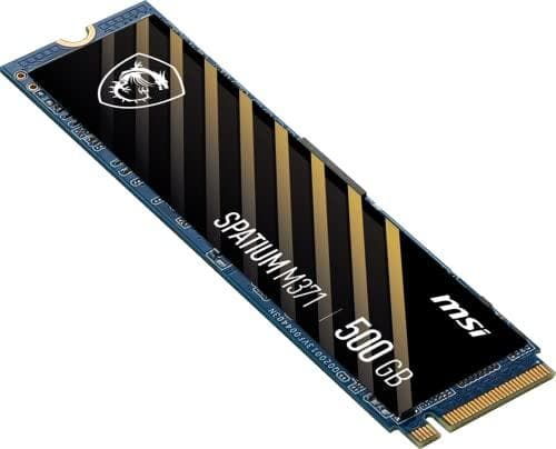 MSI SPATIUM M371 NVME M.2 intern SSD-disk 500 GB PCI Express 3.0