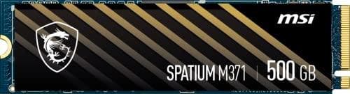MSI SPATIUM M371 NVME M.2 intern SSD-disk 500 GB PCI Express 3.0