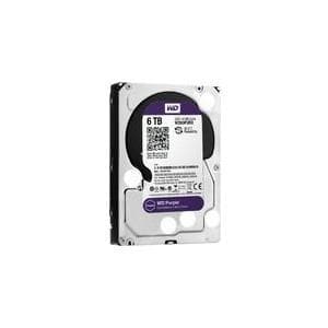 WD Purple WD60PURX - Harddisk - 6 TB - intern - 3,5" (8,9 cm) - SATA 6 Gb/s - Buffer: 64 MB