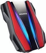 ADATA HD770G ekstern harddisk 1000 GB sort - rød (AHD770G-1TU32G1-CRD)