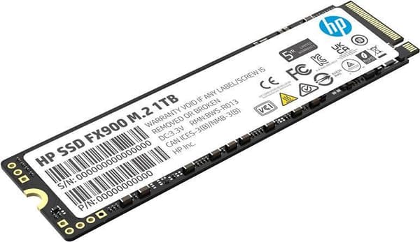 HP FX900 – 1 Tt – 5000 Mt/s – 4800 Mt/s M.2 1000 Gt PCI Express 4.0 3D TLC NAND NVMe (57S53AA)