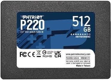 Patriot Memory P220 512GB 2,5" Serial ATA III (P220S512G25)