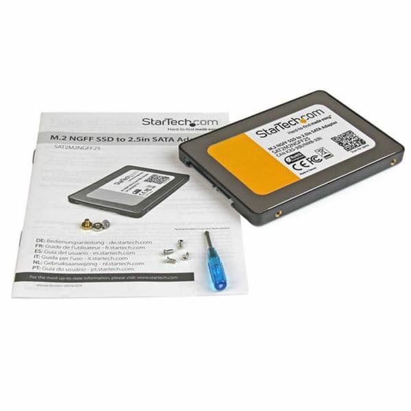 SATA-adapteri Startech SAT2M2NGFF25 Musta 2,5" SSD M.2 SATA III 2.5"