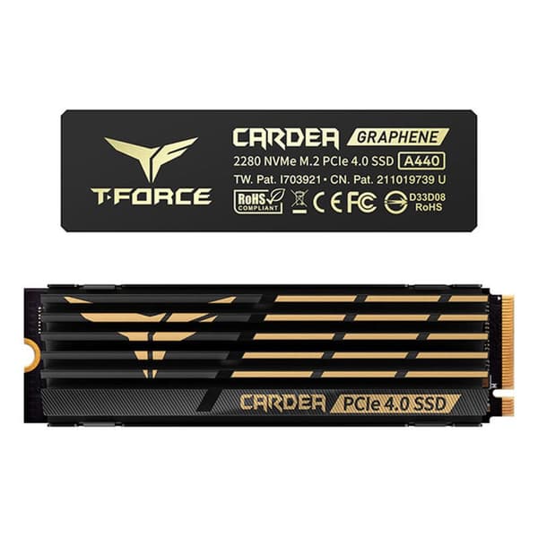 Harddisk Team Group CARDEA A440 M.2 PCIe Intern SSD 2 TB