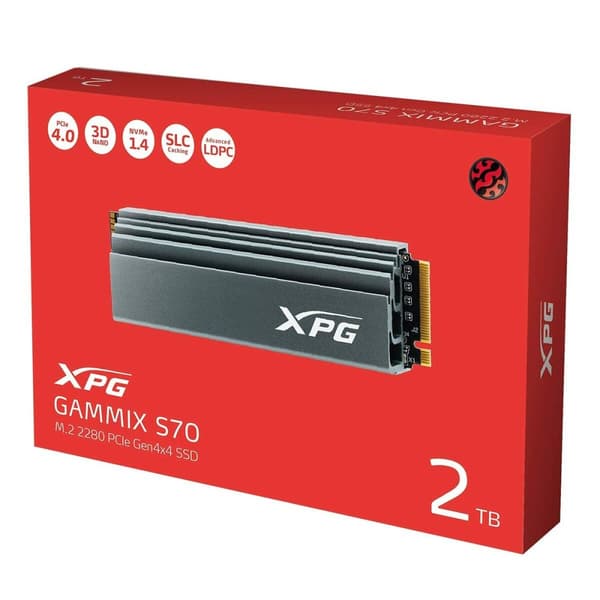 Harddisk Adata GAMMIX S70 SSD Intern 2 TB 2 TB SSD
