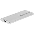 Miniatyrbild 2 av 4: Transcend ESD260C 500 GB Extern SSD-disk USB-C®, USB-A Silver TS500GESD260C