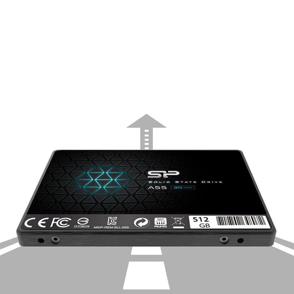 Silicon Power Ace A55 512GB 3D NAND SSD, max R/W 560/530 MB/s