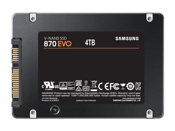 Samsung 870 EVO 2,5" 4000 GB SATA III V-NAND