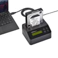 Pikkukuva 3 / 6: StarTech.com yksipaikkainen kiintolevyn pyyhekumi, erillinen HDD/SSD-puhdistin/pyyheumi, USB 3.0 - SATA II (3 Gbps), 9 poistotilaa, LCD-näyttö, kiinto