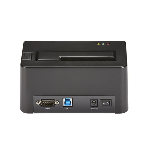 StarTech.com yksipaikkainen kiintolevyn pyyhekumi, erillinen HDD/SSD-puhdistin/pyyheumi, USB 3.0 - SATA II (3 Gbps), 9 poistotilaa, LCD-näyttö, kiinto