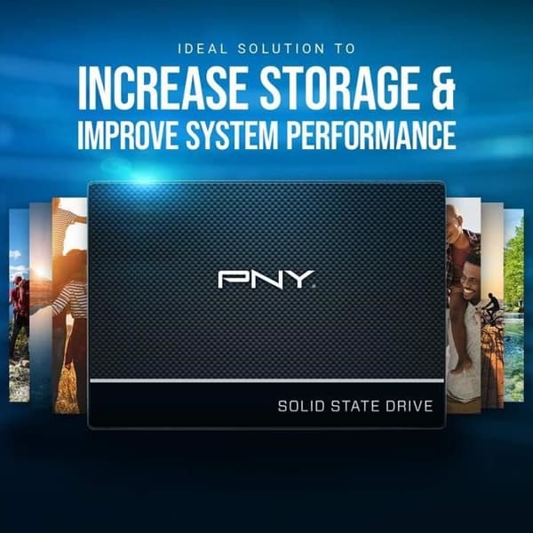 PNY - CS900 SATA - SSD -skiva - 2,5 - 250 GB