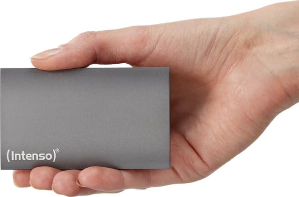 Intenso PREMIUM - SSD - 2 TB - ekstern (bærbar) - 1,8" (4,6 cm) - USB 3.2 Gen 1x1 - antracit