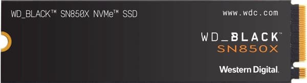 WD_BLACK SN850X NVMe SSD med kylfläns 2TB Retail NVMe / PCIe Gen4 / 7300MB/s (WDBB9H0020BNC-WRSN)