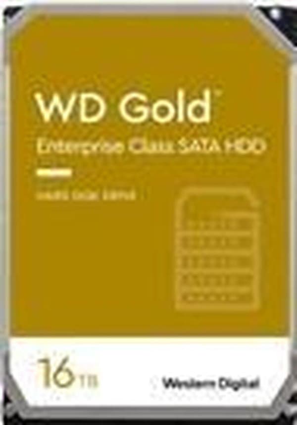 WD Gold Enterprise-Class hårddisk WD161KRYZ - Hårddisk - 16TB - intern - 3,5" (8,9 cm) - SATA 6Gb/s - 7200 rpm - Buffert: 512MB (WD161KRYZ)