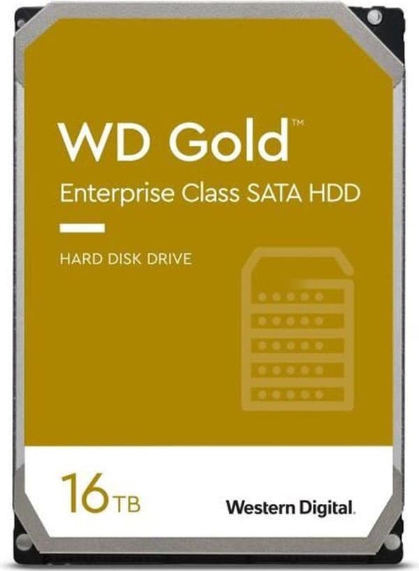 WD Gold Enterprise-Class hårddisk WD161KRYZ - Hårddisk - 16TB - intern - 3,5" (8,9 cm) - SATA 6Gb/s - 7200 rpm - Buffert: 512MB (WD161KRYZ)