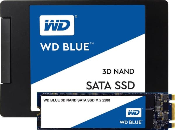 WD Blue 3D NAND SATA SSD WDS250G2B0A - SSD - 250 GB - intern - 2,5" (6,4 cm) - SATA 6Gb/s