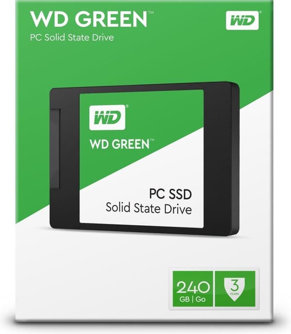 WD Green PC SSD WDS240G1G0A - SSD - 240 GB - intern - 2,5" (6,4 cm) - SATA 6Gb/s