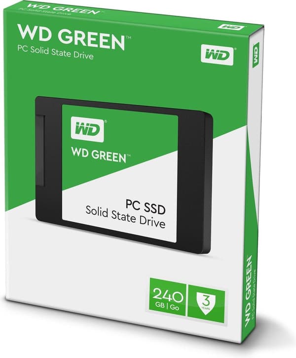 WD Green PC SSD WDS240G1G0A - SSD - 240 GB - intern - 2,5" (6,4 cm) - SATA 6Gb/s