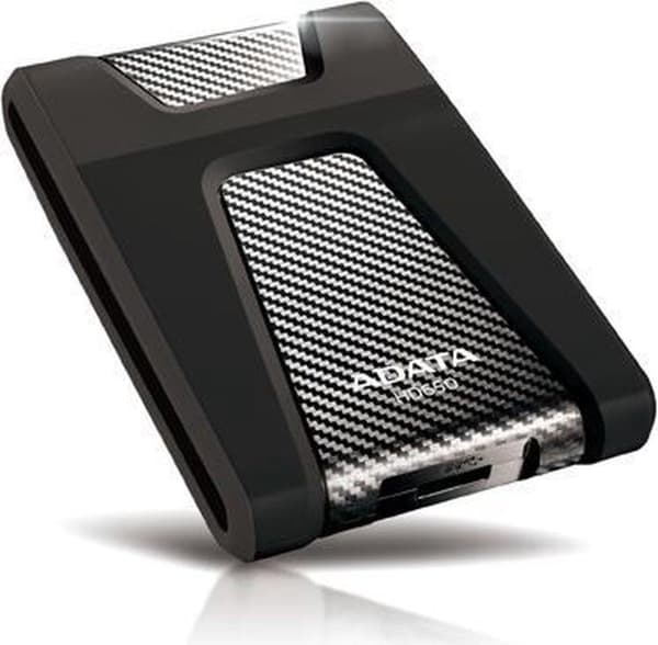 ADATA DashDrive Durable HD650 - Hårddisk - 1 TB - extern (bärbar) - 2,5" (6,4 cm) - USB 3.0 - svart