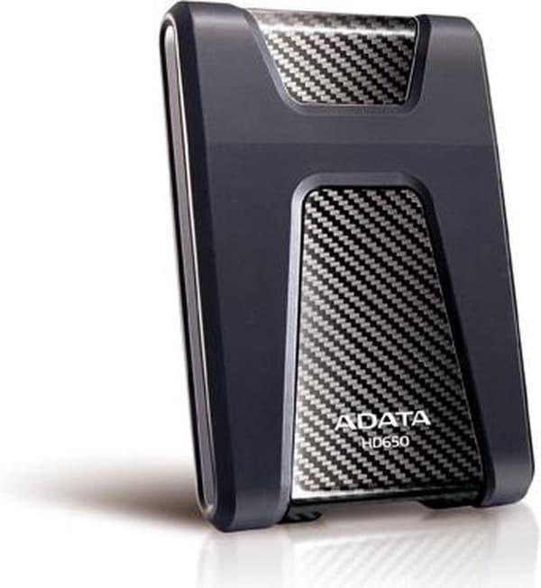 ADATA DashDrive Durable HD650 - Hårddisk - 1 TB - extern (bärbar) - 2,5" (6,4 cm) - USB 3.0 - svart